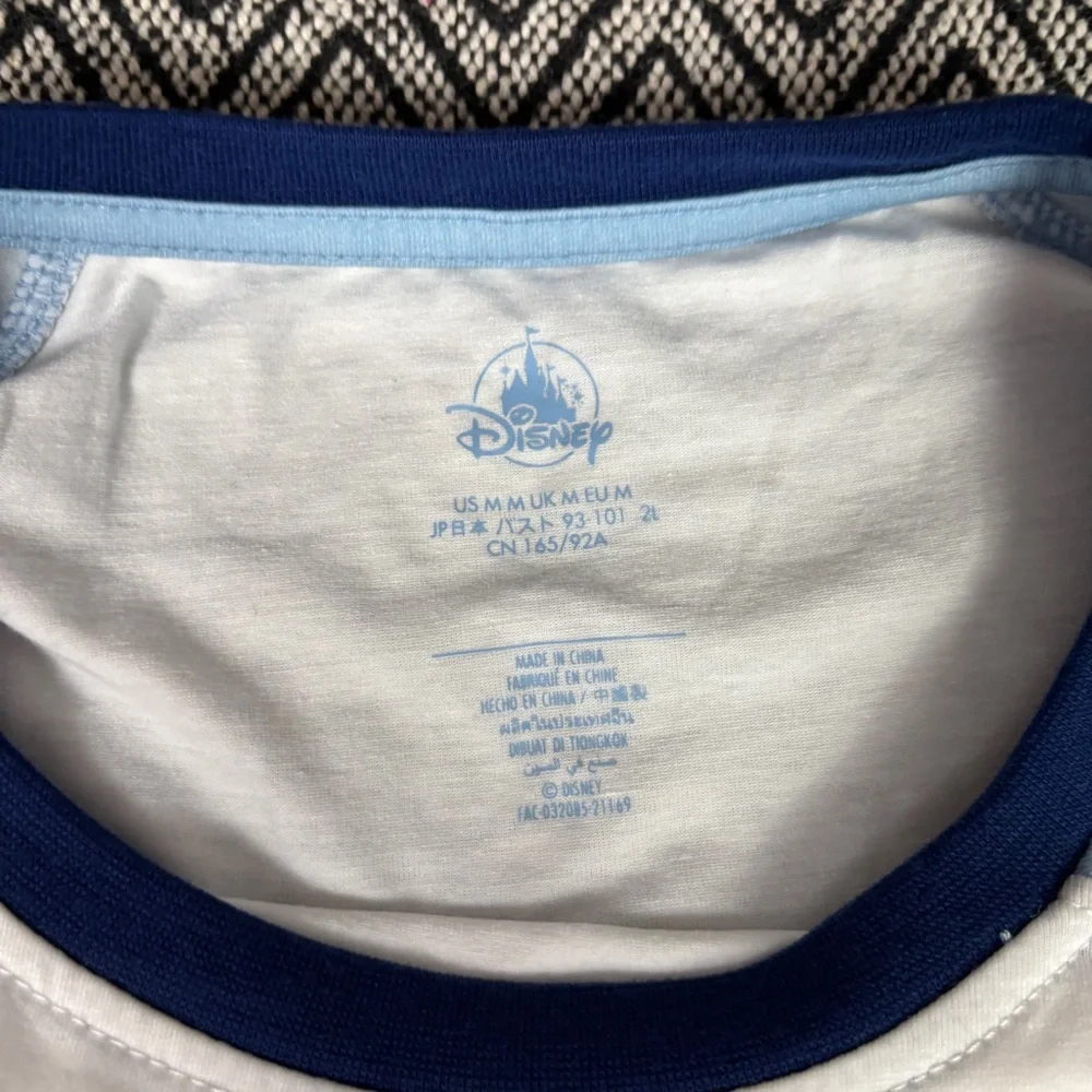 Disney Mickey & Minnie Mouse Blue, Red, White Pajama Shorts and Shirt Set - Picture 4 of 6